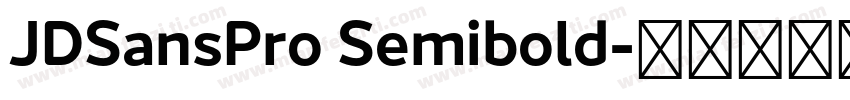 JDSansPro Semibold字体转换